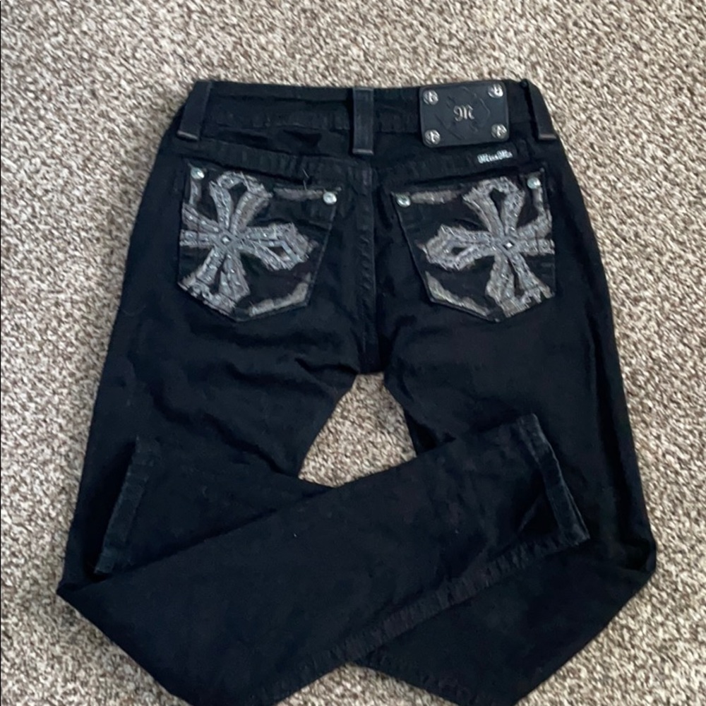 Black 26 skinny miss me jeans